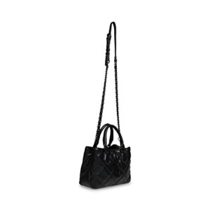 Steve Madden Mickey Quilted Satchel, Black