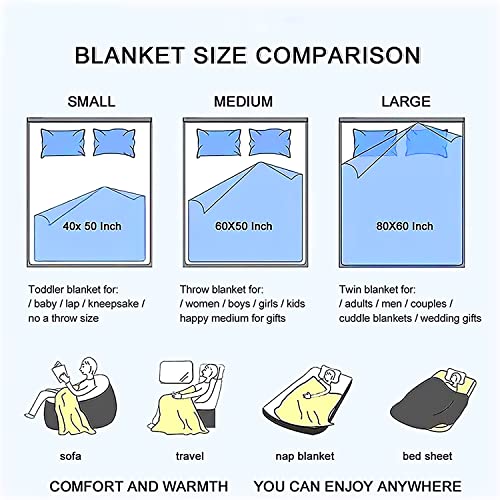 OYYFECC Anime Blanket Throw Flannel Fleece Warm Blankets Comfortable Bedding for Kids Adults Gifts Bed Sofa Living Room 50"X40"