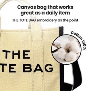 Cindyz Canvas Tote Bag (Beige)