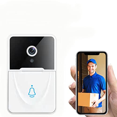 Ring Doorbell Camera Wireless with HD Video, 65° View, Electrical Equipment, Ring Video Doorbell with Night Vision,Two Way Audio,Home Security System, Rechargeable WiFi Doorbell