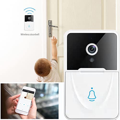 Ring Doorbell Camera Wireless with HD Video, 65° View, Electrical Equipment, Ring Video Doorbell with Night Vision,Two Way Audio,Home Security System, Rechargeable WiFi Doorbell