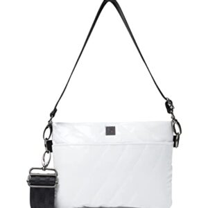 Think Royln Diagonal Bum Bag 2.0 - Medium White Patent One Size