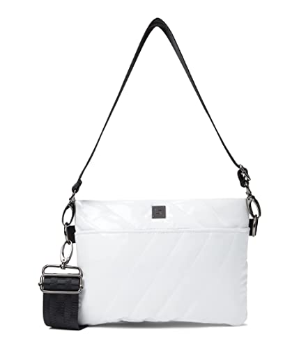 Think Royln Diagonal Bum Bag 2.0 - Medium White Patent One Size