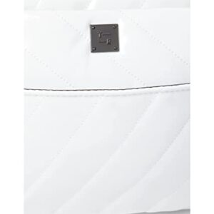 Think Royln Diagonal Bum Bag 2.0 - Medium White Patent One Size