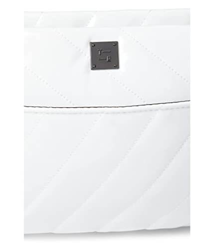 Think Royln Diagonal Bum Bag 2.0 - Medium White Patent One Size