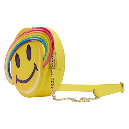 Loungefly Lisa Frank Rainbow Ring Saturn Crossbody Bag