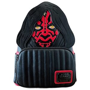 star wars darth maul cosplay double strap shoulder bag purse mini backpack
