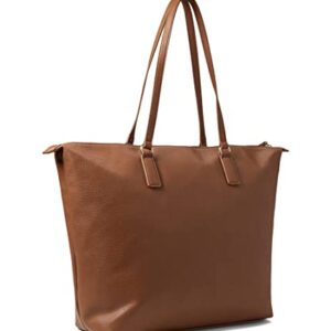 Tommy Hilfiger Graham II Tote w/Hangoff-Pebble PVC Cognac One Size