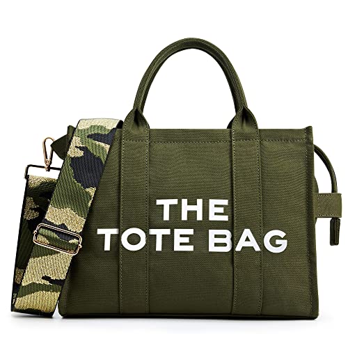 The Tote Bag For Women,Womens Tote Bags with zipper,Canvas Tote Purse Can shoulder/crossbody,Handbag