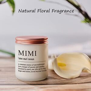 Mimi Gifts- Funny Mimi Birthday Gift, Mother’s Day Gifts for Mimi Grandma Grandmother, Mimi Definition Candle