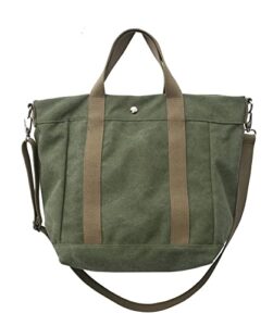 unisex shoulder bag canvas hobo bag for women men retro crossbody bag satchel purse tote handbag large casual