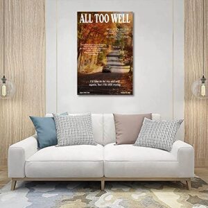 Music Poster Home Decor Taylor By Singer Album Cover Posters By Art Canvas Wall Art Hanging Picture Print Living Room Bedroom Decorative Painting (F,12x18in Unframe)