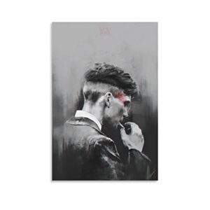 hitecera art posters thomas shelby poster decorative painting canvas wall posters and art picture print modern family bedroom decor posters 12x18inch(30x45cm)