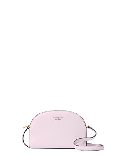 Kate Spade Perry Dome Saffiano Leather Crossbody Bag Purse Handbag (Pale Amethyst)