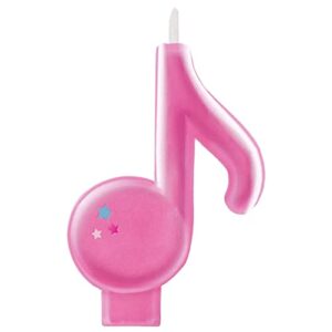 internet famous music note birthday candle – 4″ x 3″ | 1 pc.