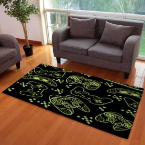 Gaming Rug Gamer Area Rugs Gaming Controller Gamepad Carpets for Boys Bedroom Living Room Floor Mat Throw Rugs Home Decor 39*59