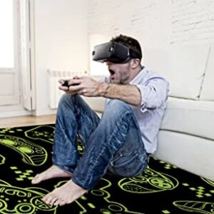 Gaming Rug Gamer Area Rugs Gaming Controller Gamepad Carpets for Boys Bedroom Living Room Floor Mat Throw Rugs Home Decor 39*59