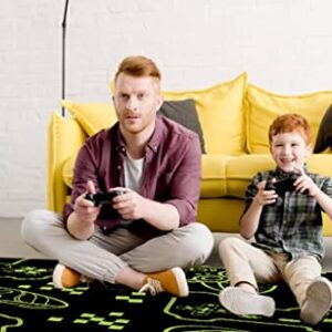 Gaming Rug Gamer Area Rugs Gaming Controller Gamepad Carpets for Boys Bedroom Living Room Floor Mat Throw Rugs Home Decor 39*59