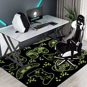 Gaming Rug Gamer Area Rugs Gaming Controller Gamepad Carpets for Boys Bedroom Living Room Floor Mat Throw Rugs Home Decor 39*59