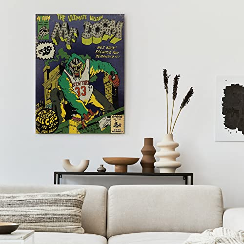 Art Poster Print 16 x 24 Inch Mf Merch Doom Canvas Wall Picture Home Decor for Living Room Bedroom Office