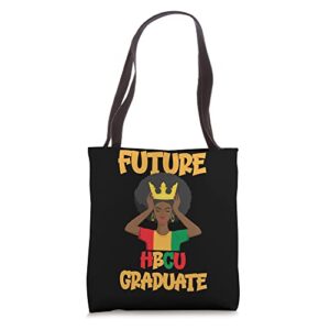 future hbcu graduate girls historical black college hbcu tote bag