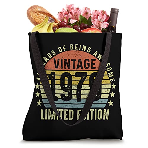 44th Birthday Vintage 1979 Turning 44 Year Old Man Women Tote Bag