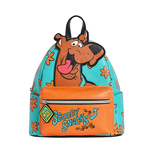 Concept One Scooby Doo Mini Backpack, Scooby Snacks Small Travel Bag for Men and Women, Multi, 9 Inch