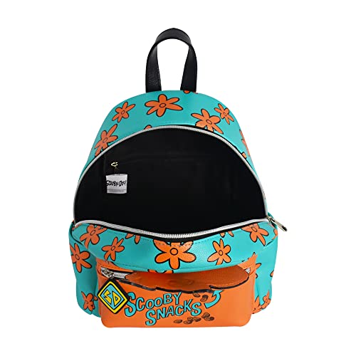 Concept One Scooby Doo Mini Backpack, Scooby Snacks Small Travel Bag for Men and Women, Multi, 9 Inch