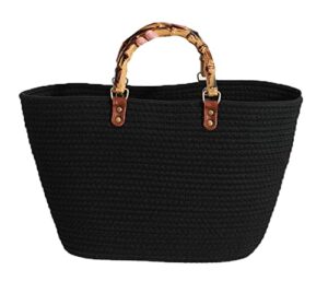 straw tote bag for women woven hobo handbag shoulder bag satchel fashion beach bag large top handle bag purse summer 2023