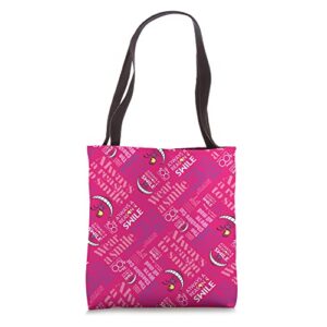disney 100 logo cheshire cat always a reason to smile d100 tote bag