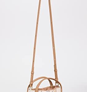 Mlouye Women's Mini Sera Tote, Leather | Sprinkles White, One Size