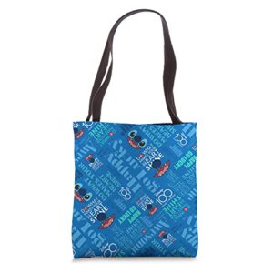 disney 100 stitch smile do what makes your heart shine d100 tote bag