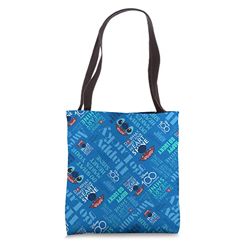 Disney 100 Stitch Smile Do What Makes Your Heart Shine D100 Tote Bag