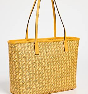 Tory Burch Women's Ever-Ready Small Tote, Sunset Glow, Yellow, Print, One Size