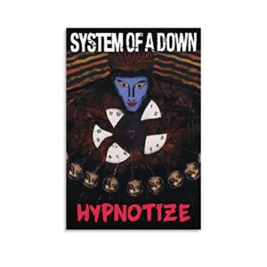 system of a down poster hypnotize album music poster posters for room aesthetic canvas wall art bedroom decor 12x18inch(30x45cm)