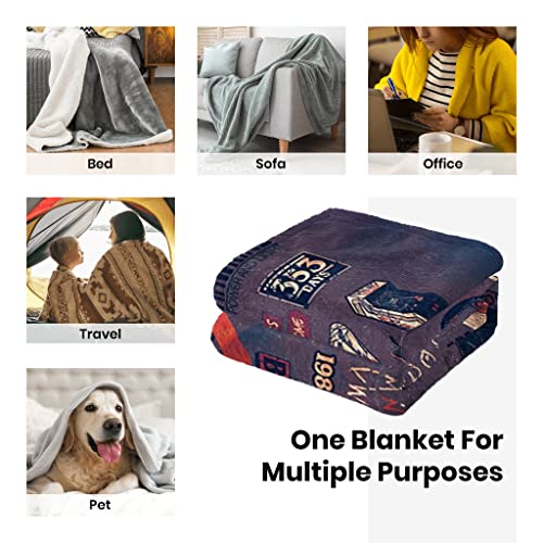 Blanket Throw Blanket Soft Warm Fleece Blanket Lightweight Moving Blanket for Couch Bed Picnic Gifts