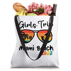 Miami Beach Girl's Trip 2023 Weekend Trip Vacation Travel Tote Bag