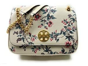 tory burch willa printed small shoulder bag with convertible chain strap (lyonnaise floral)