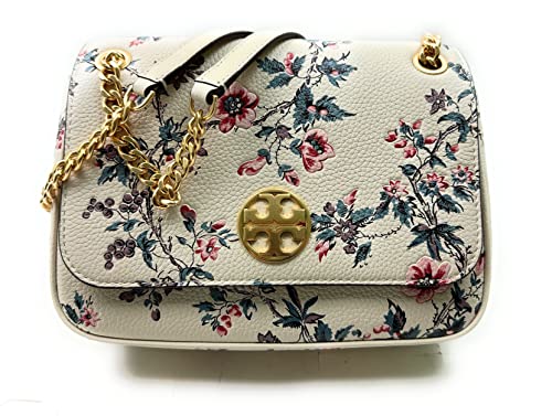 Tory Burch Willa Printed Small Shoulder Bag With Convertible Chain Strap (Lyonnaise Floral)