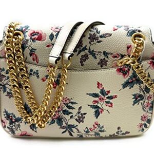 Tory Burch Willa Printed Small Shoulder Bag With Convertible Chain Strap (Lyonnaise Floral)