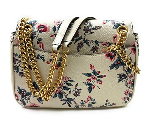 Tory Burch Willa Printed Small Shoulder Bag With Convertible Chain Strap (Lyonnaise Floral)