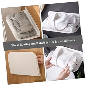 Cabilock Foldable Display Room Rack Board Hand Stick On Towel Decor Free Storage Hanger Book Kitchen Living Organizing Organizer Bedroom Office Shelves Mounted Wall-Mounted Wall Shelving