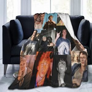 drew starkey collage ultra-soft micro fleece throw blanket warm comfortable versatile blanket for sofa and travel