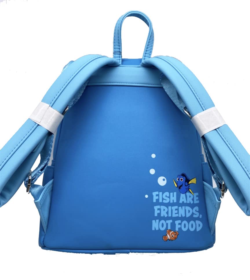 Loungefly Finding Nemo Bruce Shark Cosplay Double Strap Shoulder Bag