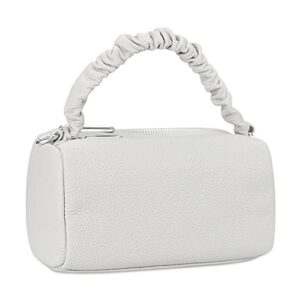 fukuyin genuine leather purses and handbags for women – crossbody shoulder bag top handle hobo tote handbag (white)