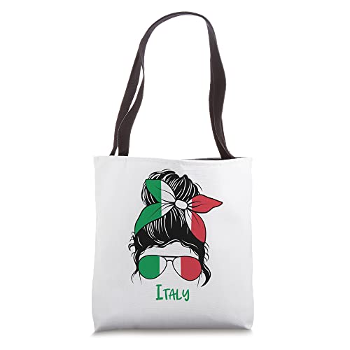 Italian Girl Italy girl Italia woman flag Tote Bag