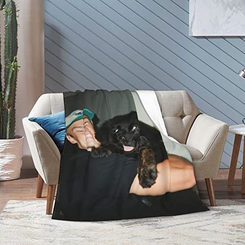 Drew Starkey Ultra-Soft Micro Fleece Throw Blanket Warm Comfortable Versatile Blanket for Sofa and Travel