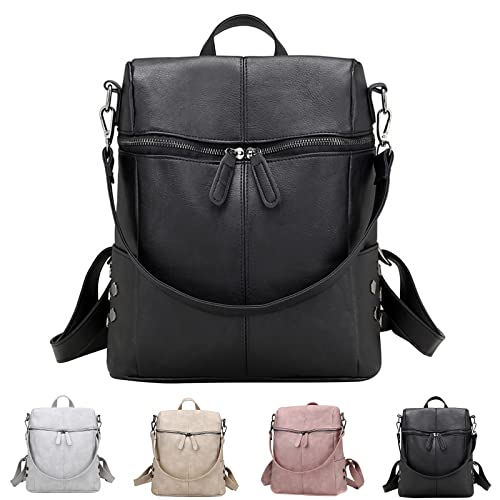 2023 Backpack Purse for Women,New Travel Backpack Retro Leisure Single Shoulder Backpack for School Black Backpack