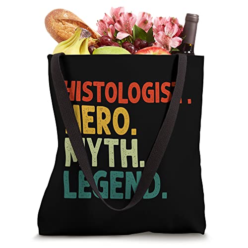 Histologist Hero Myth Legend Vintage Funny Histology Tote Bag