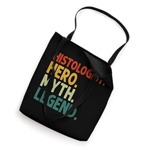 Histologist Hero Myth Legend Vintage Funny Histology Tote Bag